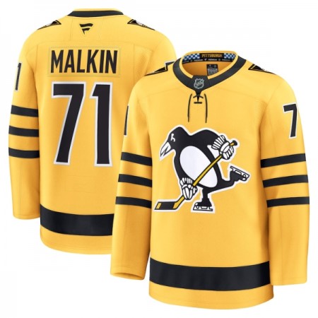 Dresovi Pittsburgh Penguins Fanatics Premium Evgeni Malkin 2025-26 Treći Gold - Muške