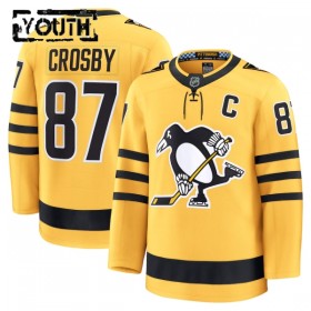 Dresovi Pittsburgh Penguins Fanatics Premium Sidney Crosby 2025-26 Treći Gold - Dječji
