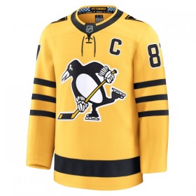 Dresovi Pittsburgh Penguins Fanatics Premium Sidney Crosby 2025-26 Treći Gold - Muške