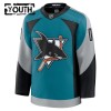 Dresovi San Jose Sharks Fanatics Premium Custom 2025-26 Treći Teal - Dječji