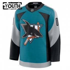 Dresovi San Jose Sharks Fanatics Premium Custom 2025-26 Treći Teal - Dječji