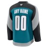 Dresovi San Jose Sharks Fanatics Premium Custom 2025-26 Treći Teal - Muške