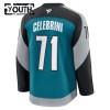 Dresovi San Jose Sharks Fanatics Premium Macklin Celebrini 2025-26 Treći Teal - Dječji