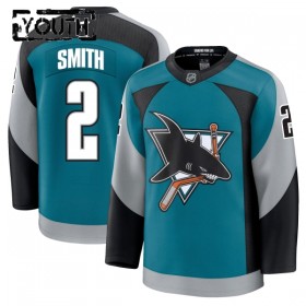 Dresovi San Jose Sharks Fanatics Premium Will Smith 2025-26 Treći Teal - Dječji