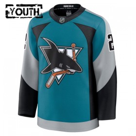 Dresovi San Jose Sharks Fanatics Premium Will Smith 2025-26 Treći Teal - Dječji