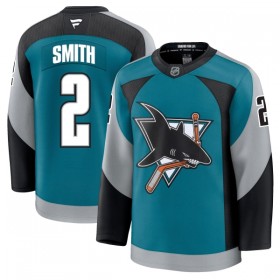 Dresovi San Jose Sharks Fanatics Premium Will Smith 2025-26 Treći Teal - Muške