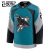 Dresovi San Jose Sharks Fanatics Premium William Eklund 2025-26 Treći Teal - Dječji