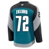 Dresovi San Jose Sharks Fanatics Premium William Eklund 2025-26 Treći Teal - Muške