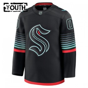 Dresovi Seattle Kraken Fanatics Premium Custom 2025-26 Treći Crno - Dječji