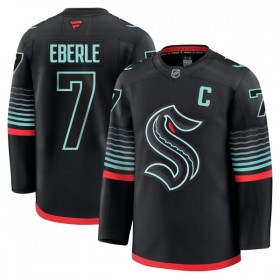 Dresovi Seattle Kraken Fanatics Premium Eberle Jordan 2025-26 Treći Crno - Muške