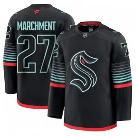 Dresovi Seattle Kraken Fanatics Premium Mason Marchment 2025-26 Treći Crno - Muške