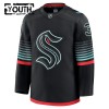 Dresovi Seattle Kraken Fanatics Premium Philipp Grubauer 2025-26 Treći Crno - Dječji