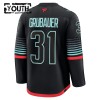 Dresovi Seattle Kraken Fanatics Premium Philipp Grubauer 2025-26 Treći Crno - Dječji