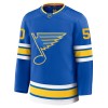 Dresovi St. Louis Blues Fanatics Premium Binnington Jordan 2025-26 Domaći Plava - Muške