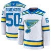 Dresovi St. Louis Blues Fanatics Premium Binnington Jordan 2025-26 Gostujući Bijela - Muške Dresovi St. Louis Blues Fanatics Premium Binnington Jordan 2025-26 Gostujući Bijela - Muške
