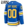 Dresovi St. Louis Blues Fanatics Premium Custom 2025-26 Domaći Plava - Dječji