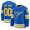 Dresovi St. Louis Blues Fanatics Premium Custom 2025-26 Domaći Plava - Muške