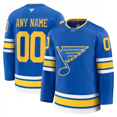Dresovi St. Louis Blues Fanatics Premium Custom 2025-26 Domaći Plava - Muške