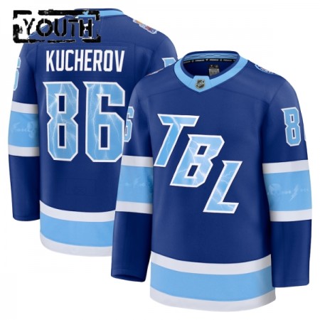 Dresovi Tampa Bay Lightning Fanatics NHL Stadium Series Premium Nikita Kucherov 2025-26 Plava - Dječji