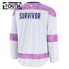 Dresovi Utah Hockey Club Fanatics Hockey Fights Cancer Practice Custom Bijela - Dječji