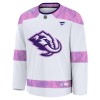 Dresovi Utah Hockey Club Fanatics Hockey Fights Cancer Practice Custom Bijela - Muške