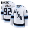 Dresovi Utah Hockey Club Fanatics Premium Logan Cooley Gostujući Bijela - Dječji