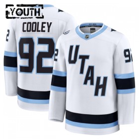Dresovi Utah Hockey Club Fanatics Premium Logan Cooley Gostujući Bijela - Dječji