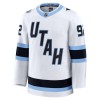 Dresovi Utah Hockey Club Fanatics Premium Logan Cooley Gostujući Bijela - Muške
