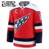 Dresovi Washington Capitals Fanatics Premium Alex Ovechkin 2025-26 Treći Crvena - Dječji