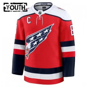 Dresovi Washington Capitals Fanatics Premium Alex Ovechkin 2025-26 Treći Crvena - Dječji