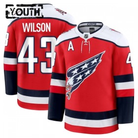 Dresovi Washington Capitals Fanatics Premium Tom Wilson 2025-26 Treći Crvena - Dječji