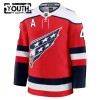 Dresovi Washington Capitals Fanatics Premium Tom Wilson 2025-26 Treći Crvena - Dječji